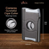 Visol Caracas Gunmetal Cigar Cutter - VCUT65