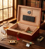 Laquered Finish Cigar Humidor - Holds 60 to 80 cigars - VHUD528