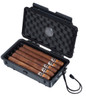 Visol Wyatt Hard Plastic Travel Cigar Humidor - 5 Cigars - VHUD728