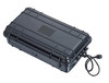 Visol Wyatt Hard Plastic Travel Cigar Humidor - 5 Cigars - VHUD728