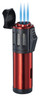 Visol Artemis Triple Flame Torch Lighter - Red - VLR402501