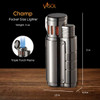Visol Champ Gunmetal Triple Torch Cigar Lighter - VLR404201