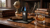 Visol Infinity Double Jet Carbon Fiber Black Cigar Lighter - VLR501409