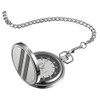 Visol Turbo White Dial Carbon Fiber Pocket Watch - VPW005