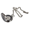 Visol Turbo White Dial Carbon Fiber Pocket Watch - VPW005
