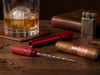 Visol Pokey Cigar Punch and Poker - Red - VCUT719RD