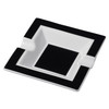 Visol Miami Ceramic Ashtray - Black & White - VASH434