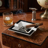 Visol Miami Ceramic Ashtray - Black & White - VASH434