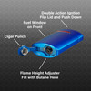 Visol Panda Triple Flame Cigar Lighter - Blue - VLR407103-Panda-BU