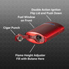 Visol Panda Triple Flame Cigar Lighter - Red - VLR407104-Panda-RD