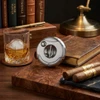 Visol V Sphere Silver Cigar Cutter - VCUT20203