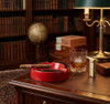 Visol Beatrix Circular Ceramic Cigar Ashtray - Red - VASH428RD
