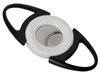 Visol Bullseye White Double Guillotine Cigar Cutter - VCUT800WH