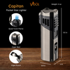Visol Capitan Quad Flame Torch Lighter - Gunmetal - VLR408002-Capitan-GM