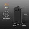 Visol Axis Black Retail Prepack - 20 Cigar Lighters - VLR7-Axis-BK-Prepack