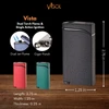 Visol Vista Black Retail Prepack - 20 Cigar Lighters - VLR7-Vista-BK-Prepack