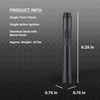 Visol Stormy Black Retail Prepack - 20 Cigar Lighters - VLR7-Stormy-BK-Prepack