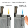 Visol Hubbard Barley Soft Flame and Torch Flame Flint Lighter - Chrome - VLR4-Hubbard-BY-CH
