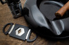 Visol Hex 2 Double Guillotine Cigar Cutter - Black - VCUT735BK