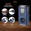 Visol Zurich Dual Torch Flame Cigar Lighter – Blue