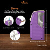 Visol Sierra Dual Torch Flame Cigar Lighter with Multi-Tool Cigar Accessories - Purple