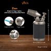 Visol Zion Single Jet Flame Cigar Lighter - Antique Silver