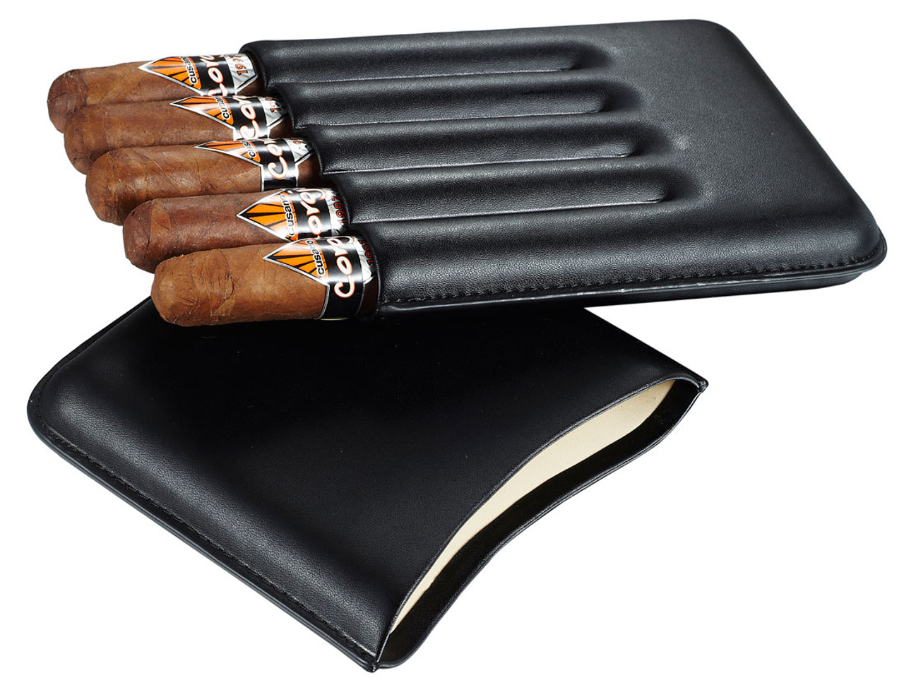 Black Flint Travel Leather Cigar