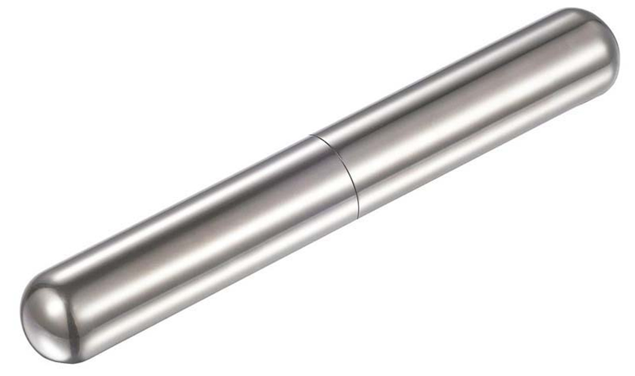 Stainless Steel Cigar Tube 6.5 Inches Long