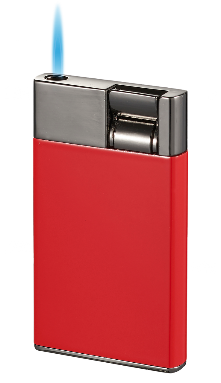 Visol Cougar Single Flame Cigar Lighter - Red & Gunmetal