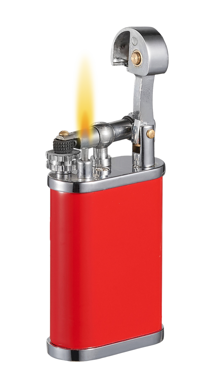 Melankoli brugerdefinerede nedsænket Visol Elegance Red Soft Flame Flint Lighter - VLR600503-Elegance-RD