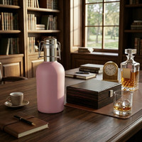 Visol Cassis Stainless Steel 32oz Beer Growler - Matte Pink - VAC390PK