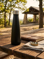 Visol Canopy 15 oz Black Water Bottle - VAC416BK