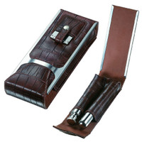 Visol Alton Brown Leather Cigar Case - VCASE301