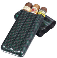 Visol Cartenium Three Finger Titanium Carbon Fiber Cigar Case - VCASE493