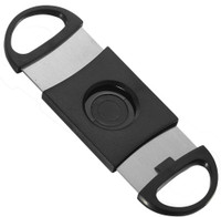 Visol Tahoe Cigar Cutter with Matte Black Stainless Steel Plate - VCUT414BK