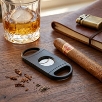 Visol Flynn Black Cigar Cutter - VCUT908
