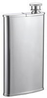 Visol Edian Stainless Steel Liquor Flask with Built-in Cigar Holder - 4 ounces - VF2041