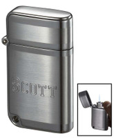 Visol Ranger Brushed Chrome Torch Flame Lighter - VLR101702