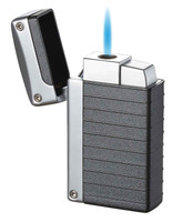 Visol Norfolk Charcoal Grey Matte Torch Flame Lighter - VLR301402