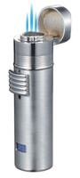 Visol Saddle Triple Torch Lighter -Silver - VLR405603-SADDLE-SL