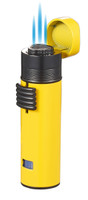 Visol Saddle Triple Torch Lighter -Yellow - VLR405606-SADDLE-YL