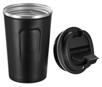 Visol Explorer 12 oz Double Walled Coffee Cup with Lid - VAC456
