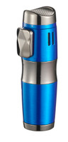 Visol Epicron Triple Flame Blue Cigar Lighter - VLR406705-Epic-BU