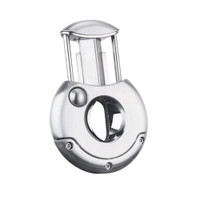 Visol V Sphere Silver Cigar Cutter - VCUT20203