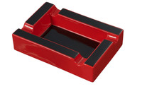Visol Beatrix Circular Ceramic Cigar Ashtray - Red - VASH428RD