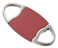 Visol Perfecto Red and Stainless Steel Double Guillotine Cigar Cut - VCUT714RD