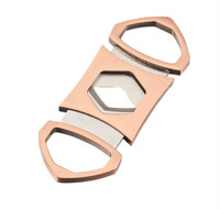Visol Hex Double Guillotine Cigar Cutter - Bronze - VCUT434BZ