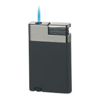Visol DuoJet Black Wrinkle Double Torch Pen Cigar Lighter