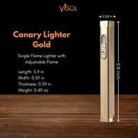 Visol Canary 4 Colors Prepack - 20 Cigar Lighters - VLR7-CANARY-4CL-Prepack