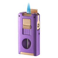 Visol Zurich Dual Torch Flame Cigar Lighter – Purple